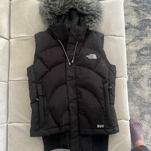 Vintage North Face black vest
